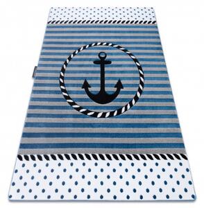 Dětský kusový koberec Petit Marine anchor sea blue 180x270 cm