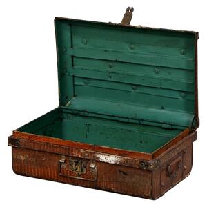 Plechový kufr, příruční zavazadlo, 62x41x26cm