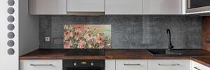 Skleněný panel do kuchyně Růže pksh-87463401