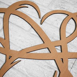 DUBLEZ | Dárek z lásky - Dřevěný obraz - Infinity Heart