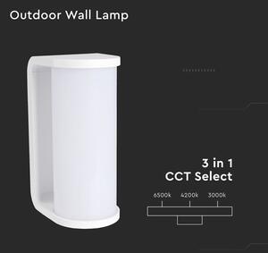 LED Venkovní nástěnné svítidlo LED/12W/230V 3000/4200/6500K IP65 bílá