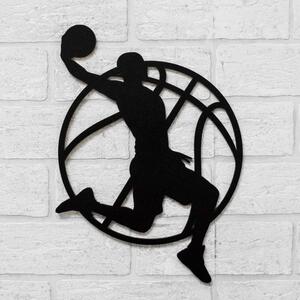 DUBLEZ | Dárek pro basketbalistu - Dřevěná nálepka