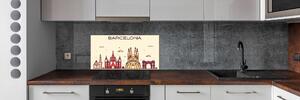 Panel do kuchyně Nápis Barcelona pksh-87486158
