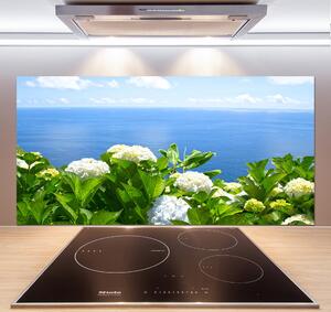 Panel do kuchyně Květiny nad mořem pksh-87726143