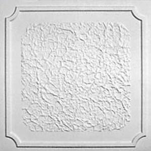 3D panel EPS, cena za kus, rozměr 50 cm x 50 cm, ANTIK S bílý, IMPOL TRADE