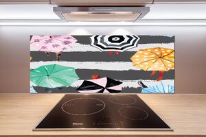Panel do kuchyně Barevné deštníky pksh-87821185
