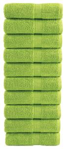 Prémiové mycí utěrky SOLUND 10 ks jablečně zelené 30x30 cm 600 g/m² 137493