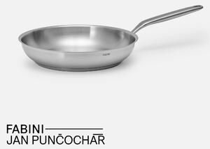 Fabini Pánev FABINI & Punčochář, ø 26 cm - Nerezová beznýtová pánev z jednovrstvé nerezové oceli bez poklice