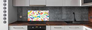 Panel do kuchyně Květinový vzor pksh-88073293