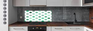 Panel do kuchyně Zelené tečky pksh-88111062
