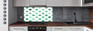 Panel do kuchyně Zelené tečky pksh-88111062