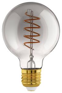 LED žárovka filament 110085 E27, 4W, teplá bílá, kouřové sklo