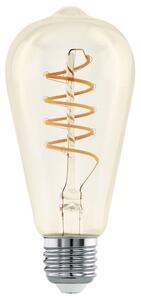 LED žárovka filament 110077 E27, 4W, teplá bílá, jantarová