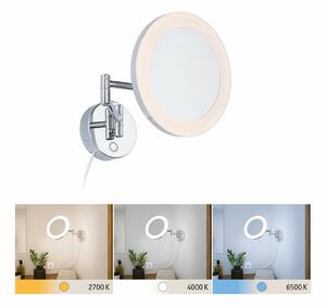 PAULMANN LED kosmetické zrcadlo Masua IP44 CCT 230V 4W chrom nástěnné