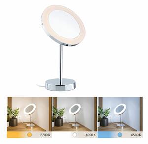 PAULMANN LED kosmetické zrcadlo Masua IP44 CCT 230V 4W chrom stolní