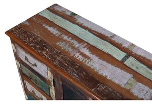 Komoda z teakového dřeva v "Goa" stylu, 150x45x90cm
