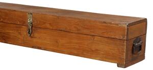 Truhla z teakového dřeva, 137x24x24cm