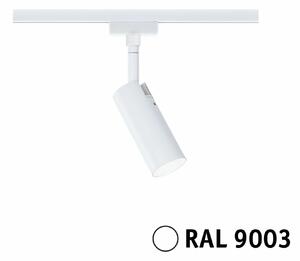 PAULMANN URail LED lištový spot 3-krokové-stmívatelné Tubo spot 4W 4000K stmívatelné 230V bílá