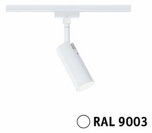 PAULMANN URail LED lištový spot 3-krokové-stmívatelné Tubo spot 4W 3000K stmívatelné 230V bílá