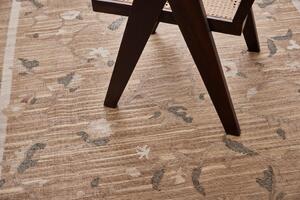 Diamond Carpets koberce Ručně vázaný kusový koberec Flora DESP P48 Brown Mix - 80x150 cm