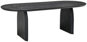 JÍDELNÍ STŮL, mangové dřevo, černá, 220/76/100 cm MID.YOU, Online Only