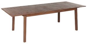 Zahradní souprava stolu a 8 židlí z tmavého akáciového dřeva CESANA