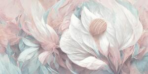 Fotožaluzie - - Pastelová ilustrace květů 100 x 100cm