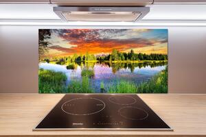 Panel do kuchyně Řeka v lese pksh-89317009