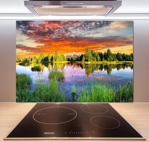 Panel do kuchyně Řeka v lese pksh-89317009