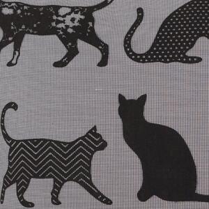 Povlak SMART cats patch šedočerná 45 x 45 cm