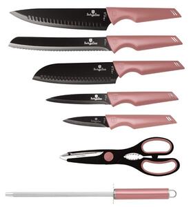 BERLINGERHAUS Sada nožů ve stojanu 8 ks I-Rose Edition
