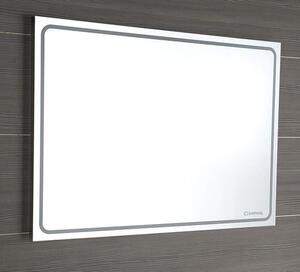 Sapho Gemini Zrcadlo 100x70 cm s LED osvětleným lemem, GM100