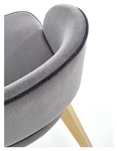 Jídelní židle MORANU dub medový/světle šedá