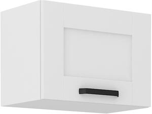 STL 50 cm skříňka horní jednodveřová (otevírání nahoru) LUNA Barevné provedení LUNA: Bílá / Bílá