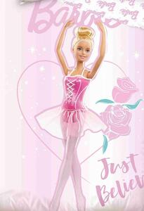 Carbotex dětské povlečení bavlna Barbie Princezna Baletka 140x200+70x90 cm
