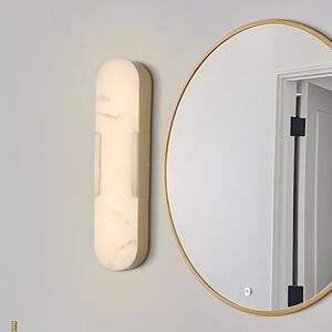 Searchlight 11139GO Nástěnné LED svítidlo OPALINE MARBLE IP44, ZLATÉ 50cm