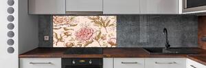Skleněný panel do kuchyně Pivoňky pksh-89698530