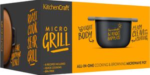 Hrnec na pečení v mikrovlnné troubě KitchenCraft 26 cm KCMGRILL