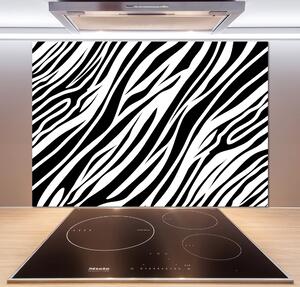 Skleněný panel do kuchynské linky Zebra pozadí pksh-89914611