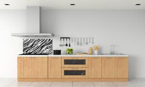 Skleněný panel do kuchynské linky Zebra pozadí pksh-89914611