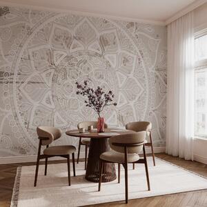 Fototapety Etnická mandala v jemných odstínech, Fototapety Vzory, w02693 : uwalls.cz