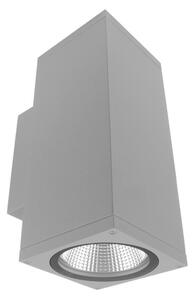 Deko-Light nástěnné přisazené svítidlo - ShoreLine Pro hranaté Up+Down, 21 W, DIM, 3000/4000 K, světlešedá 731199