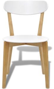Jídelní židle 4 ks MDF a březové dřevo