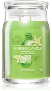 Yankee Candle Vanilla Lime vonná svíčka Signature 567 g