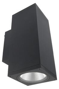 Deko-Light nástěnné přisazené svítidlo - ShoreLine Pro hranaté Up+Down, 21 W, DIM, 3000/4000 K, tmavěšedá 731200