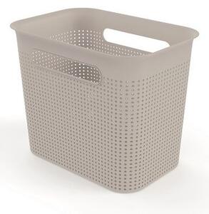 Úložný box BRISEN 7 L, plast, cappuccino