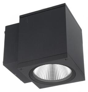 Deko-Light nástěnné přisazené svítidlo - ShoreLine Pro hranaté, 12 W, DIM, 3000/4000 K, tmavěšedá 731203