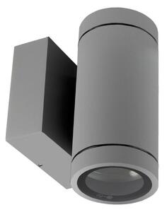 Deko-Light nástěnné přisazené svítidlo - ShoreLine Pro kulaté Up+Down, 2x max. 7,5 W GU10, světlešedá 731214