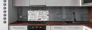 Skleněný panel do kuchynské linky Ornamenty pksh-90251217