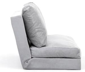 Hanah Home 2-místná víceúčelová pohovka Taida 120 cm šedá